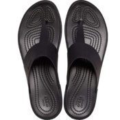 Crocs Women's Tulum Flip Flops (Black) $28.79 Shipped Free (Reg. $39.99)...