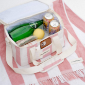 Today Only! Cute Vintage Lunch Bag, Pink $29.99 Shipped Free (Reg. $59)...