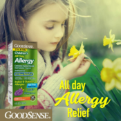 FOUR Bottles of GoodSense Children's All Day Allergy Cetirizine Hydrochloride...
