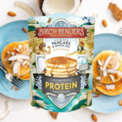 FOUR Pouches of Birch Benders 16-Ounce Protein Pancake and Waffle Mix as...