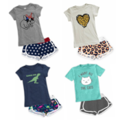 TWO Girl’s Top & Shorts Sets $12.50 EACH Set (Reg. $17) + Buy 2 or...