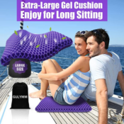 Honeycomb Breathable Extra Large Gel Seat Cushion $32.98 (Reg. $40) + Free...