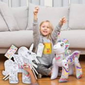 12-Piece Inflatable Unicorn Coloring Craft Toy Set $8.49 After Coupon (Reg....