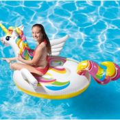Intex Unicorn Inflatable Ride-On Pool Float $12.99 (Reg. $19)
