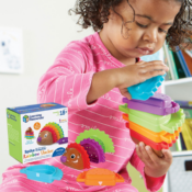 Learning Resources 6-Piece Spike the Fine Motor Hedgehog Rainbow Stackers...