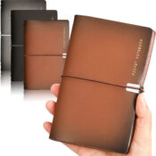Leather Pocket Size Journal Notebook $3.50 After Coupon (Reg. $7) - 3 Colors