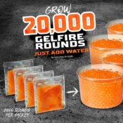 20,000-Count NERF Pro Gelfire Refill Dehydrated Rounds $4.99 (Reg. $13)...