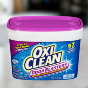 FOUR OxiClean 3-Pound Versatile Stain Remover Odor Blasters as low as $7.49...
