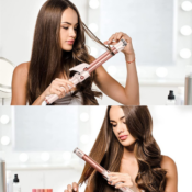 Straighten and curl your hair easily with this QUICO Professional 2-in-1...