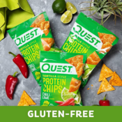 12-Count Quest Nutrition Chili Lime Tortilla Style Protein Chips as low...