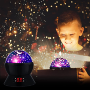 Starry Sky Kids' LED Projector Night Light with Timer $10.39 After Coupon...