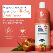 Vagisil Scentsitive Scents Fresh Peach Passion 34-Ounce Daily Intimate...