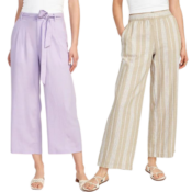 2 Days Only! Women's Linen Pants $12 (Reg. $39.99)