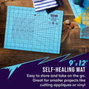 Zoid Self-Healing Cutting Mat, 9x12-Inches $3.85 (Reg. $7.69) - Perfect...