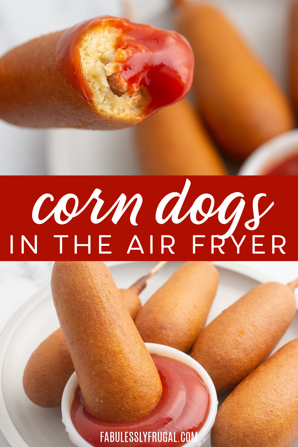 corn dogs in the air fryer
