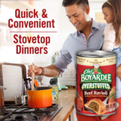 12-Pack Chef Boyardee Overstuffed Beef Ravioli as low as $10.69 Shipped...