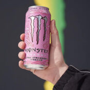 Monster Energy Ultra Strawberry Dreams, Sugar Free Energy Drink,15-Pack...