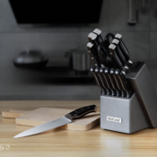 Keep your knives organized and within reach with this 15-Piece German Stainless...