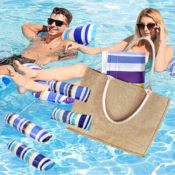 2 Pack 4-in-1 Pool Floats for Adult $7.19 After Code (Reg. $12) - $3.59...