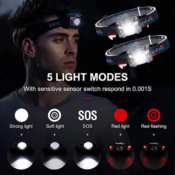 2-Pack Battery Powered LED Headlamp $8.30 After Code (Reg. $19.52) - FAB...