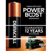 24-Count Duracell Coppertop AA Batteries with Power Boost Ingredients as...