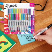 SHARPIE Color Burst 24-Count Ultra Fine Point Permanent Markers as low...