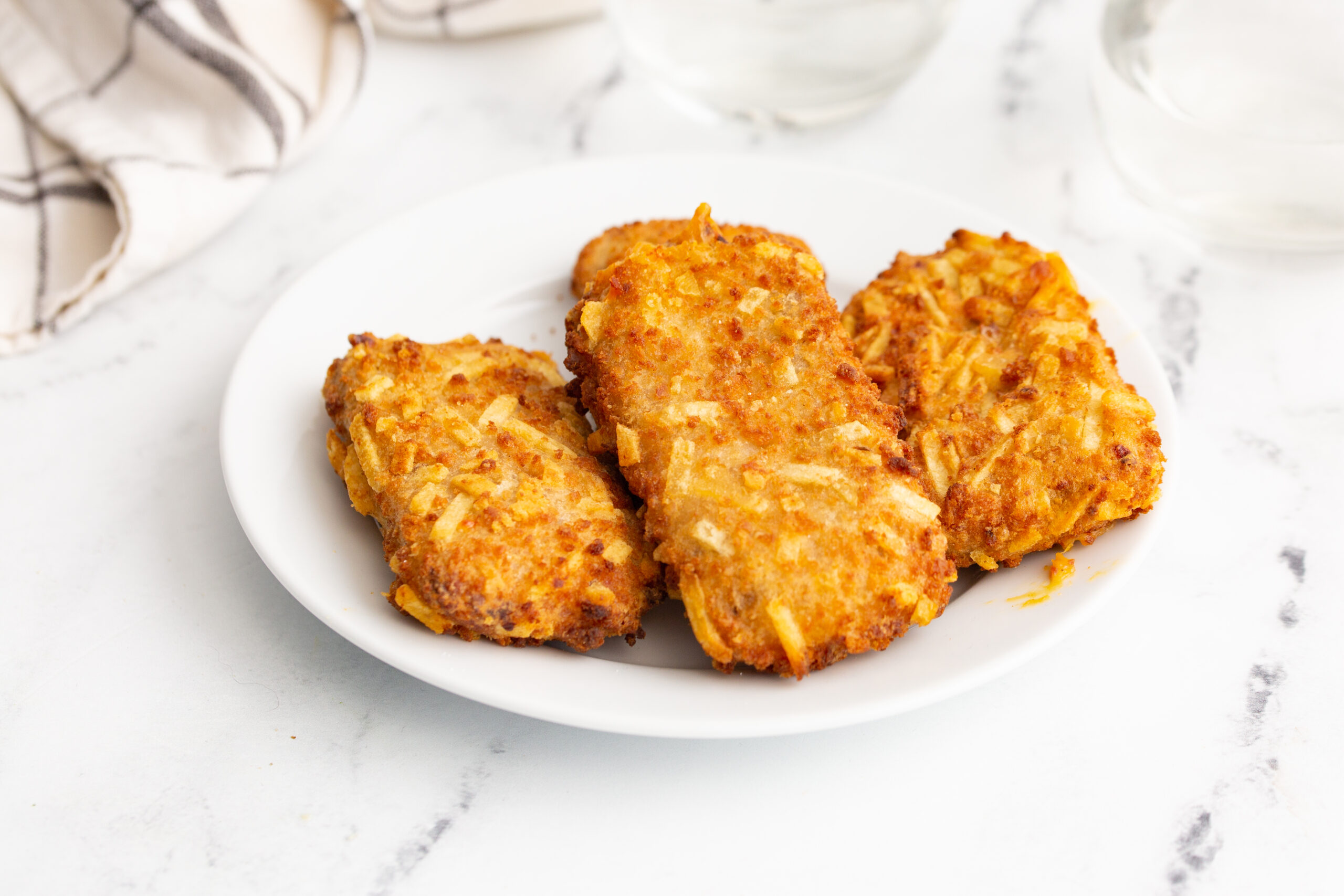 Air Fryer Hash Browns - Fresh and Frozen - The Travel Palate