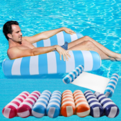 4-Pack Premium Swimming Pool Float Hammocks $14.99 After Code (Reg. $32)...