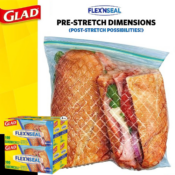 400-Count GLAD FLEXN' SEAL Zipper Sandwich Bags as low as $14.25 Shipped...