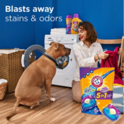 42-Count Arm & Hammer Plus OxiClean w/ Odor Blasters 5-in-1 Laundry...