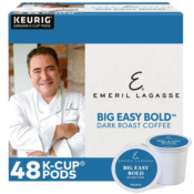 48-Count Keurig Emeril Lagasse Big Easy Bold Coffee K-Cup Pods (Dark Roast)...