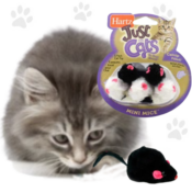 5-Pack Hartz Just for Cats Mini Mice Cat Toy $3.47 (Reg. $7.95) - 49¢/Toy...