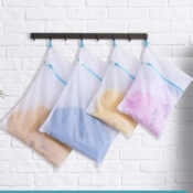 5-Pack Mesh Laundry Bags $4.95 After Code (Reg. $9) - $0.99 each, 7.9K+...