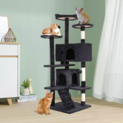 Multi-Level Cat Tree Tower, 54-Inch $22.99 Shipped Free (Reg. $60) - 7.6K+...