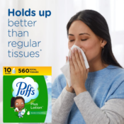 560-Count Puffs Plus Lotion Facial Tissues as low as $9.97 Shipped Free...