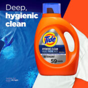 59-Loads Tide Hygienic Clean Heavy 10X Duty Laundry Detergent as low as...