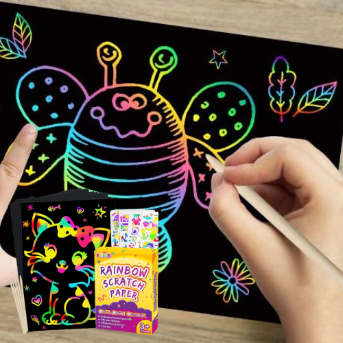 60-Piece Rainbow Magic Scratch Off Art Crafts Set $4.99 After Code (Reg ...