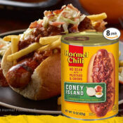 8-Pack Hormel Coney Island Chili, No Bean with Mustard and Onions as low...