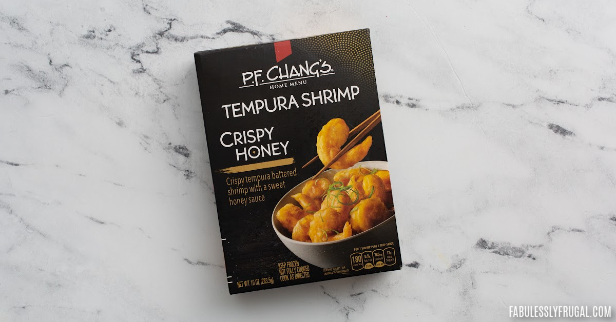 PF Chang's Frozen Tempura Shrimp Box