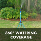 Aqua Joe 6-Pattern Garden Sprinkler & Mister with Tripod $14.99 (Reg. $49)...