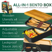 Bento Box All-In-One Lunch Box 15.74 After Coupon (Reg. $23) - 5.6K+ FAB...