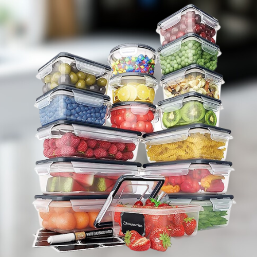 Chef's Path 32-Piece Food Storage Container Set $30 After Coupon (Reg. $  36) + Free Shipping - 16 Containers with Lid + Free Labels & Marker -  Fabulessly Frugal