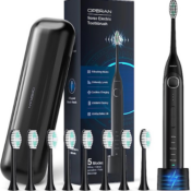Ensure consistent oral care even while traveling with this Electric Toothbrush...
