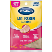 FOUR Pouches of 3-Count Dr. Scholl's Moleskin Padding Strips as low as...