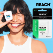 FOUR Packs of 55-Yard Reach Cleanburst Waxed Dental Floss as low as $0.88...