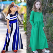 Get your little fashionista ready for any occasion with Girl's Maxi Dress...