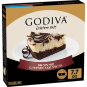 Godiva Chocolatier Brownie Cheesecake Swirl Cake Mix, 7.7 Oz as low as...