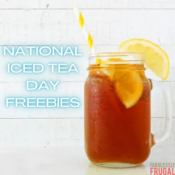 Don't Miss These FREEBIES For National Iced Tea Day 2023!