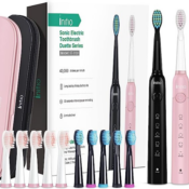 Achieve a brighter, healthier smile with Initio Sonic Electric Toothbrush...