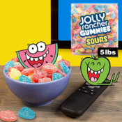 Jolly Rancher 5-Pound Sour Assorted Fruit Flavored Chewy Gummies $12.29...